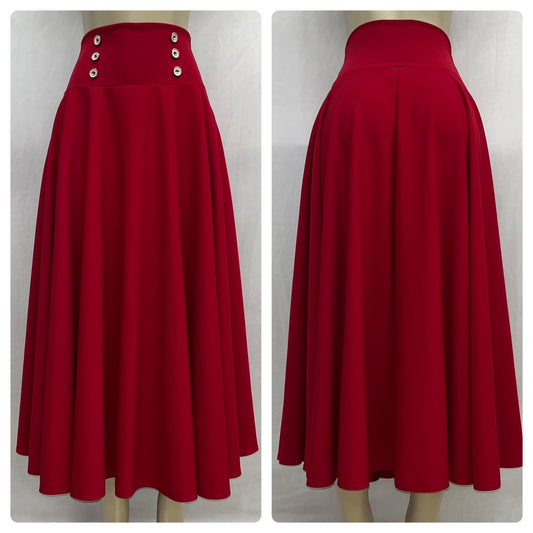 FALDA DISCO - ROJO