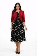 Black Polka Dot Dress